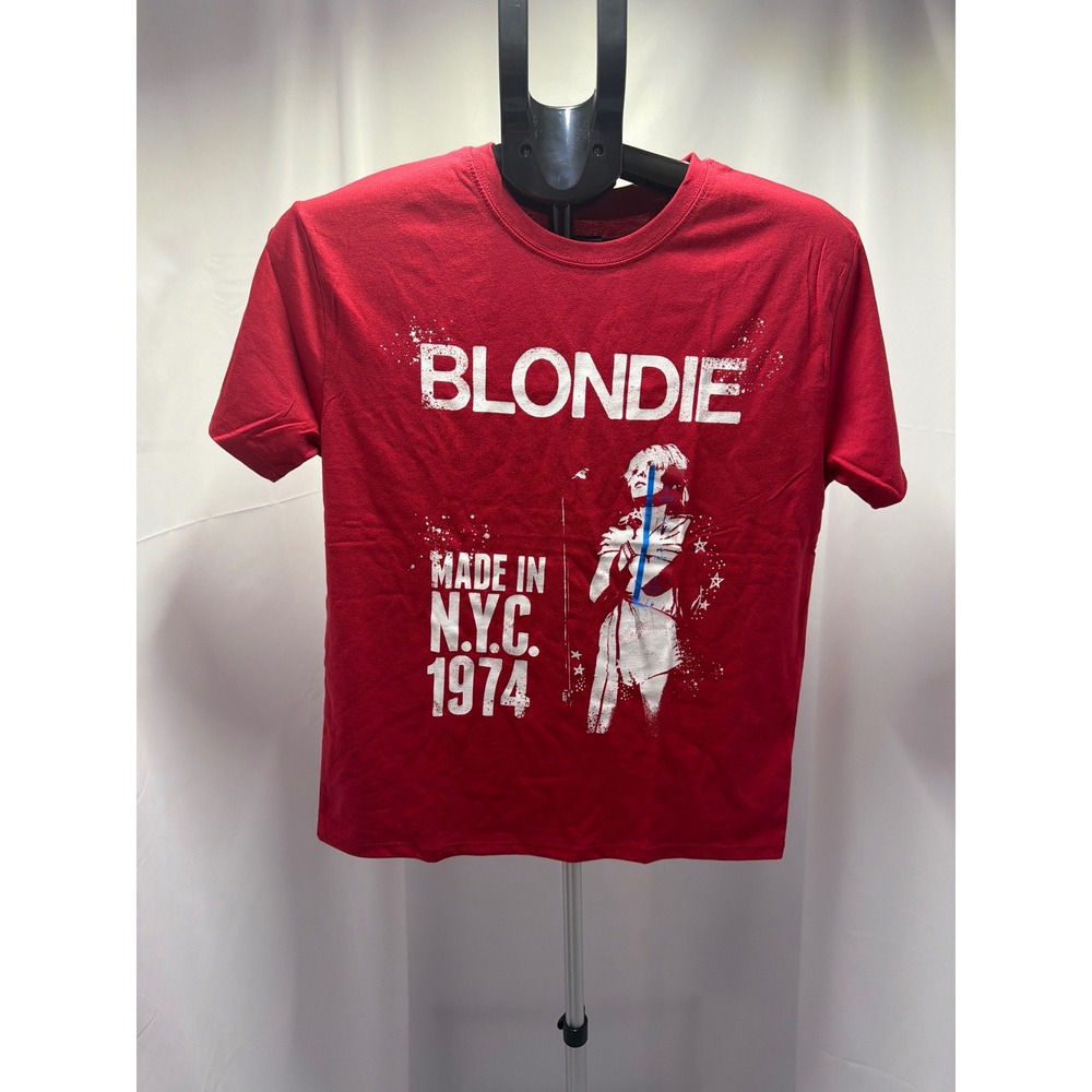 Blondie Made in NYC 1974 Graphic T-Shirt Red Youth Large 10/12 New with Tags